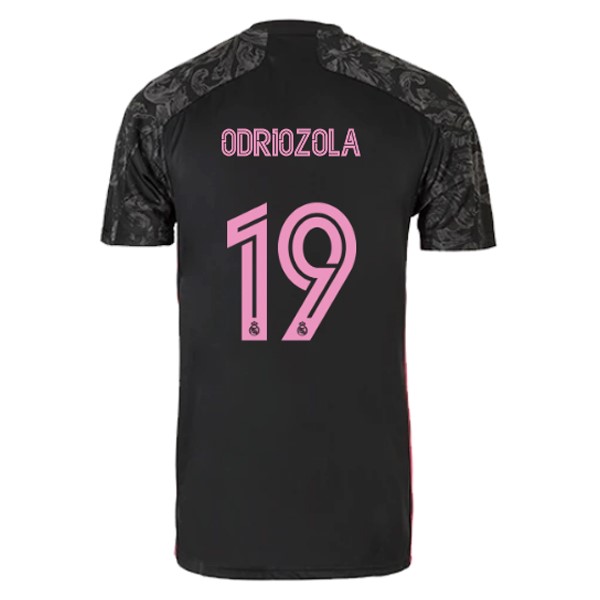 Camiseta Real Madrid Tercera Equipación NO.19 Odriozola 2020-2021 Negro